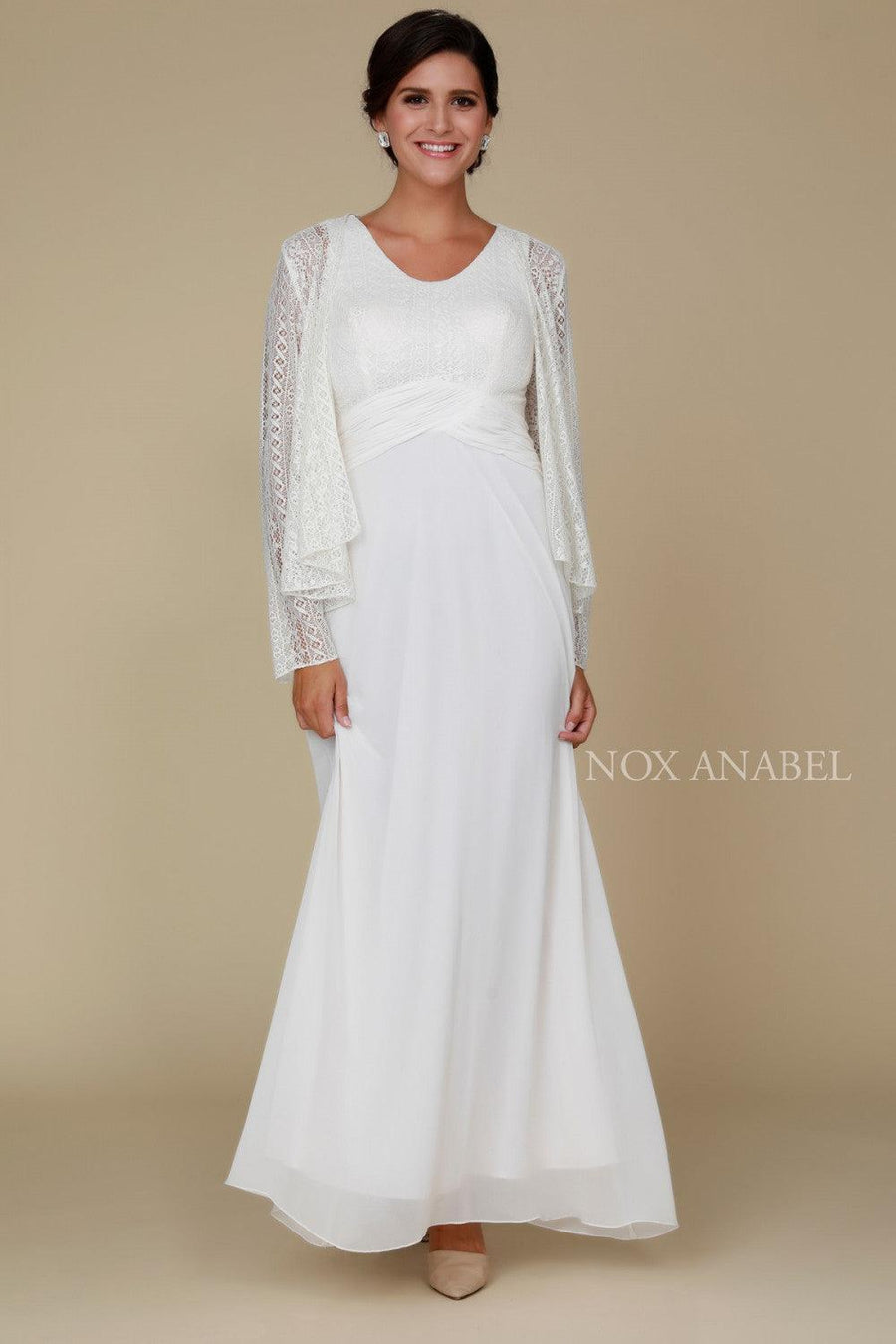 Long Mother of the Bride Formal Dress - The Dress Outlet Nox Anabel