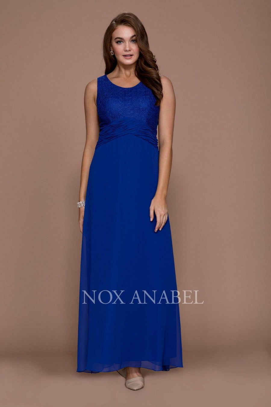 Long Mother of the Bride Formal Dress - The Dress Outlet Nox Anabel