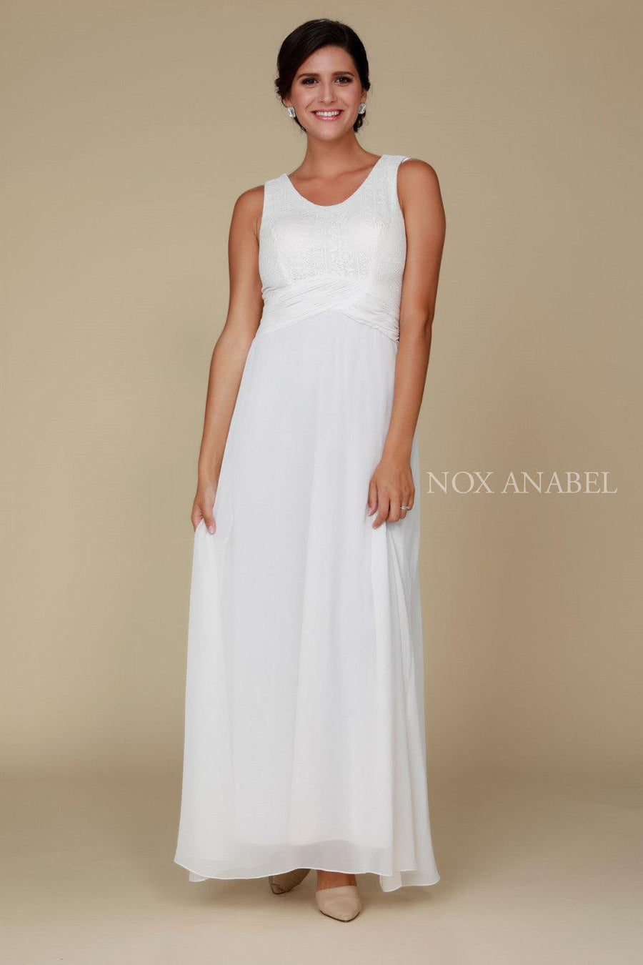 Long Mother of the Bride Formal Dress - The Dress Outlet Nox Anabel