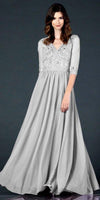 Long Mother of the Bride Formal Dress - The Dress Outlet