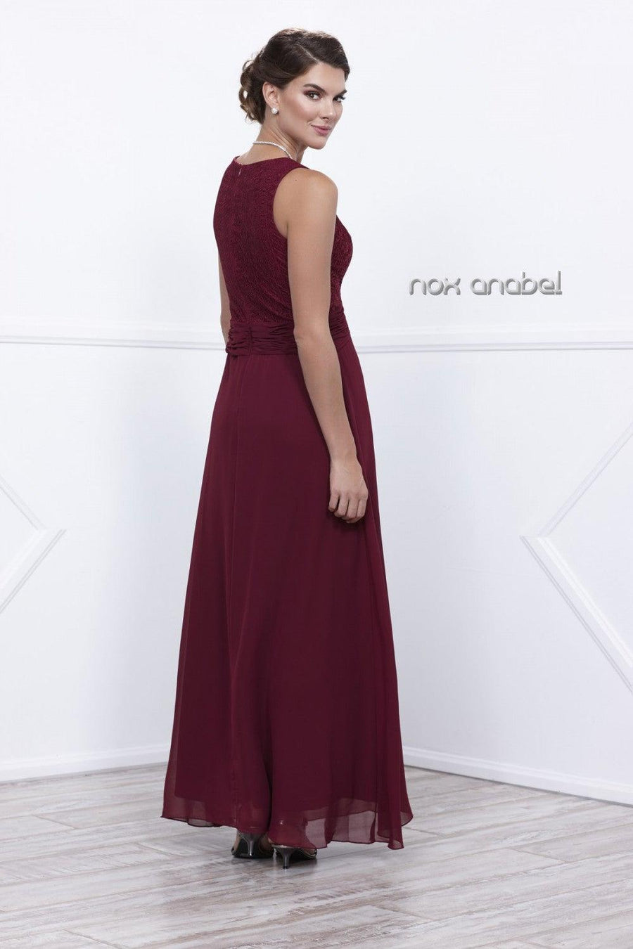 Long Mother of the Bride Formal Dress - The Dress Outlet Nox Anabel