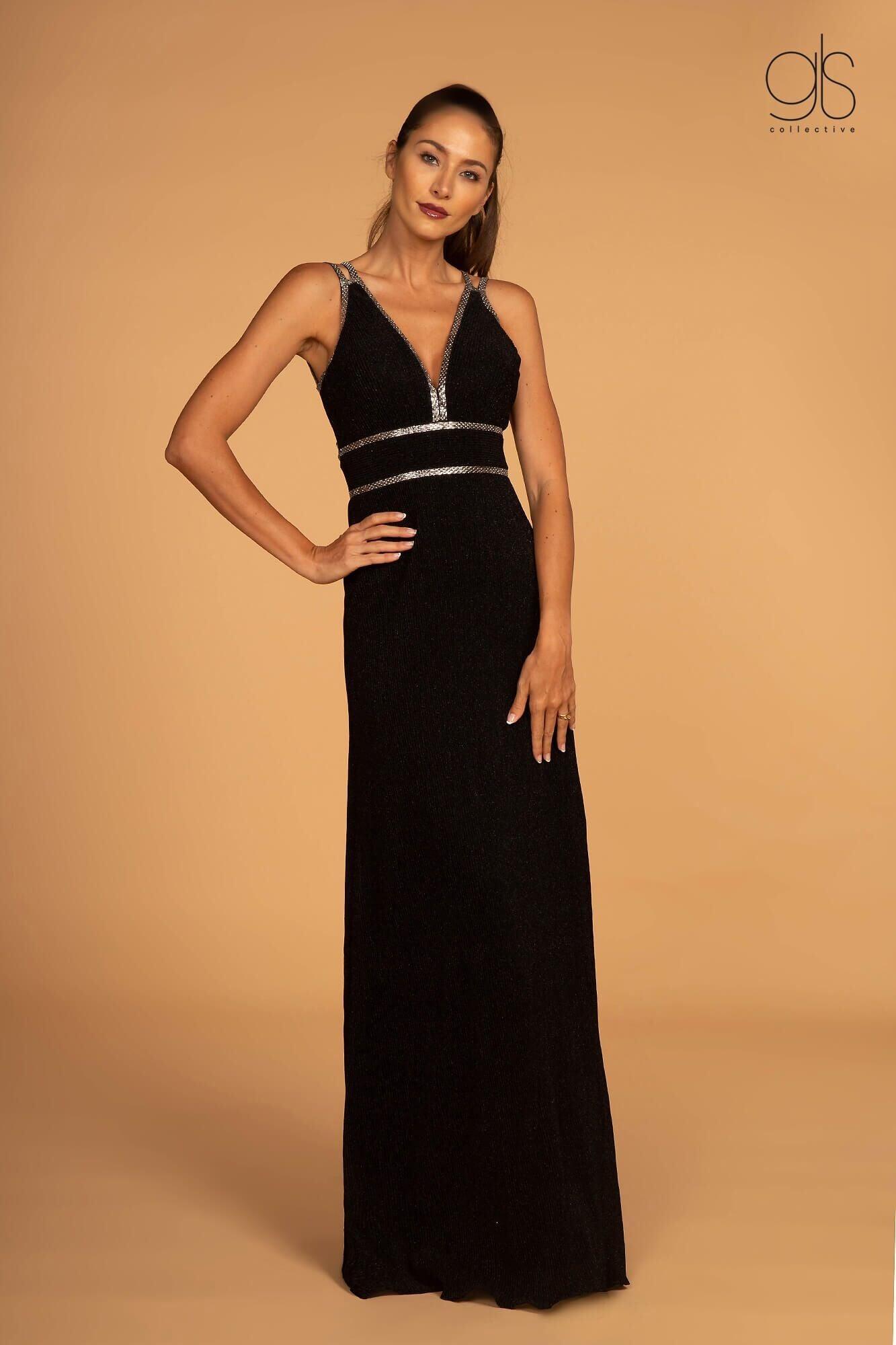 Long Open Back Prom Formal Evening Dress - The Dress Outlet Elizabeth K