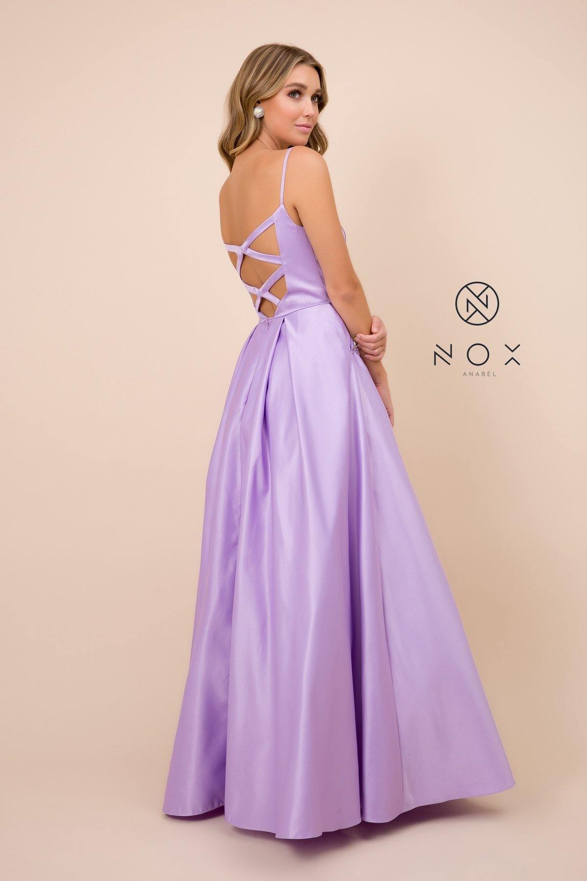 Long Prom Dress Evening Gown - The Dress Outlet Nox Anabel