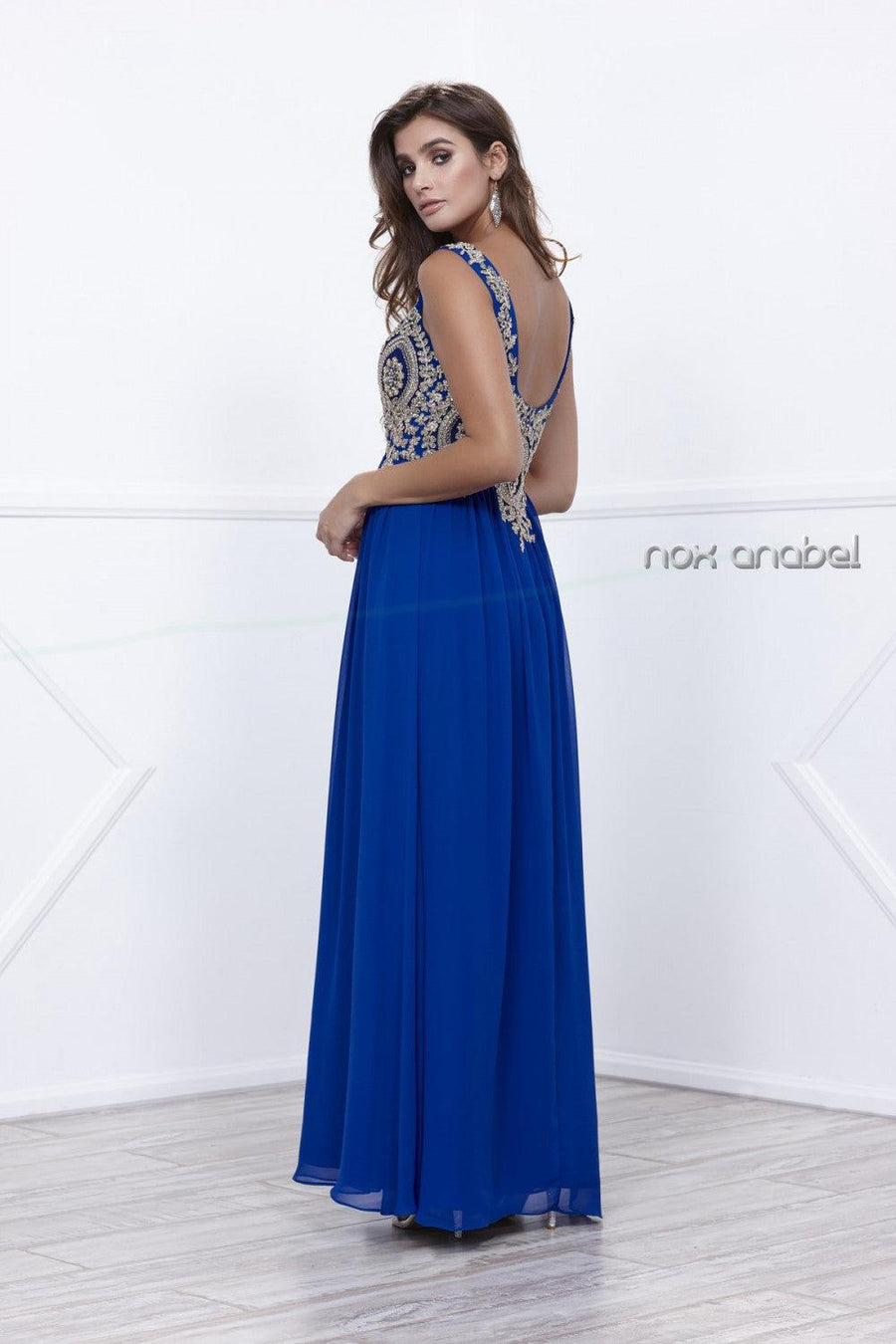 Long Prom Dress Evening Gown - The Dress Outlet Nox Anabel