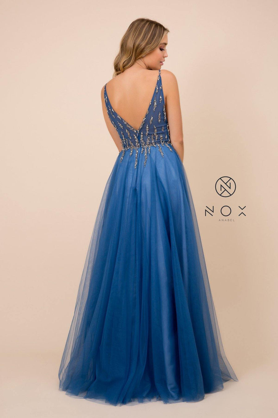 Long Prom Dress Evening Gown - The Dress Outlet Nox Anabel