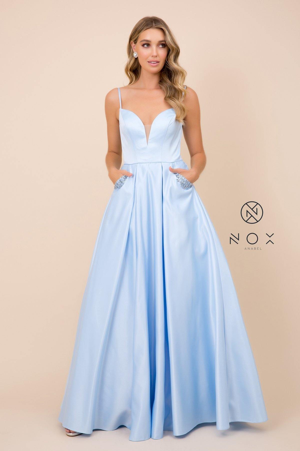 Long Prom Dress Evening Gown - The Dress Outlet Nox Anabel