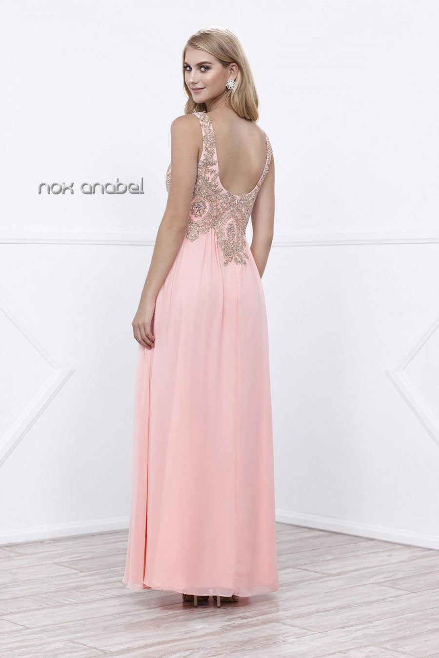 Long Prom Dress Evening Gown - The Dress Outlet Nox Anabel