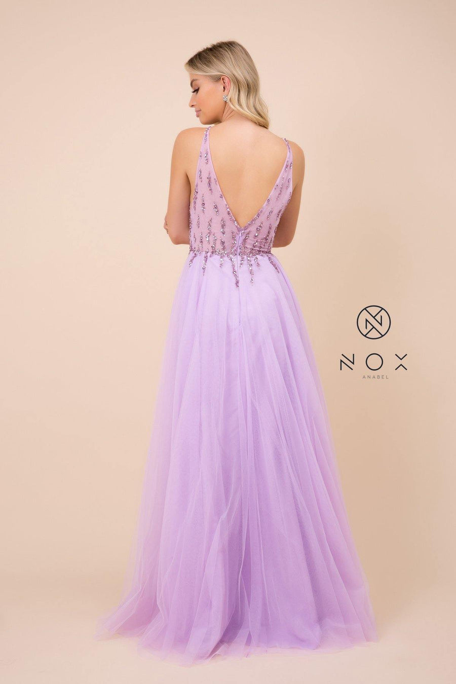 Long Prom Dress Evening Gown - The Dress Outlet Nox Anabel