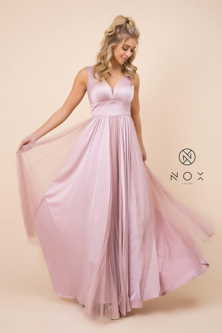 Long Prom Dress Formal Evening Gown - The Dress Outlet Nox Anabel