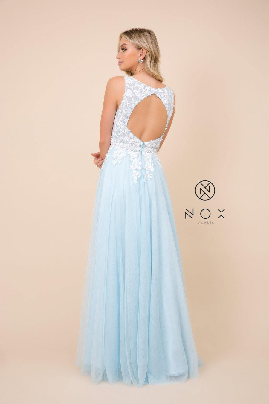 Long Prom Dress Formal Evening Gown - The Dress Outlet Nox Anabel