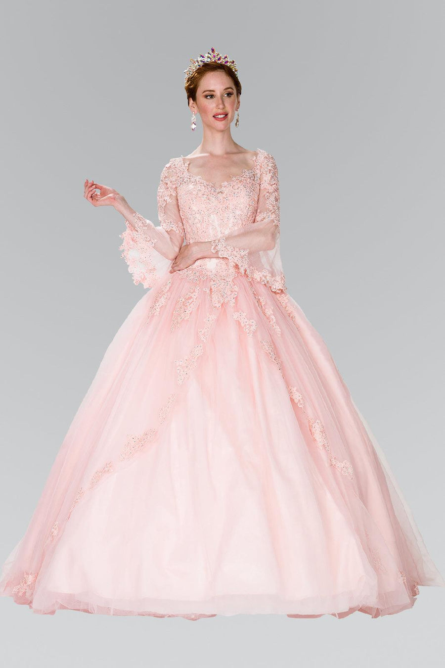 Long Prom Dress Quinceanera - The Dress Outlet Elizabeth K