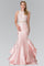 Long Prom Dress Ruffled Skirt Mermaid Gown - The Dress Outlet Elizabeth K