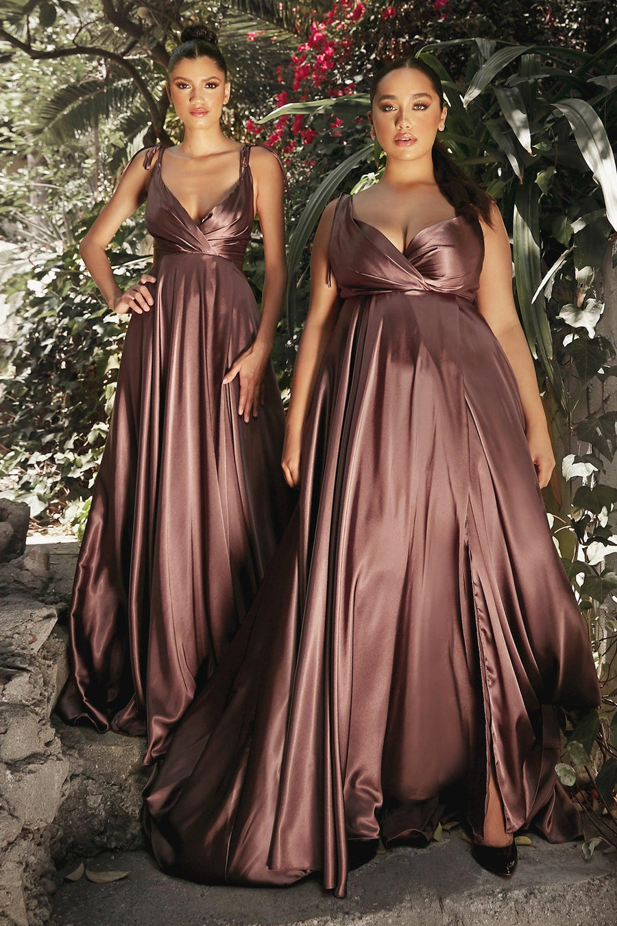 Cinderella Divine BD105 Long Prom Formal Evening Gown Mahogany