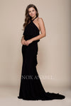 Long Prom Gown Formal Evening Dress Train - The Dress Outlet Nox Anabel