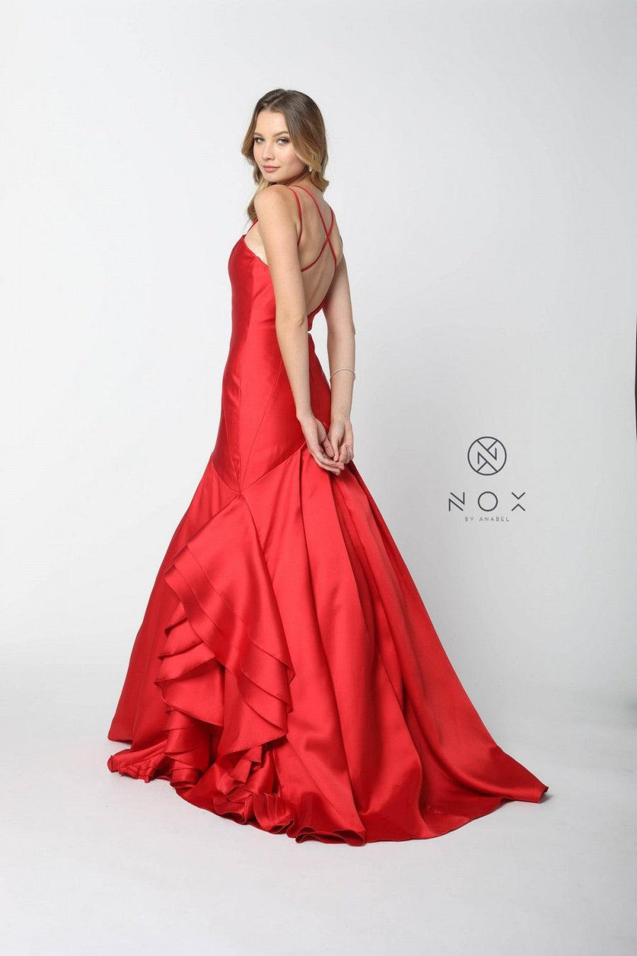 Long Prom Mermaid Ball Gown Formal Dress - The Dress Outlet Nox Anabel