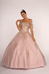 Long Quinceanera Sweet 16 Ball Gown - The Dress Outlet Elizabeth K