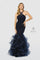 Long Ruffled Prom Dress Mermaid Evening Gown - The Dress Outlet Nox Anabel