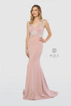 Long Sexy Open Back Formal Prom Dress - The Dress Outlet Nox Anabel