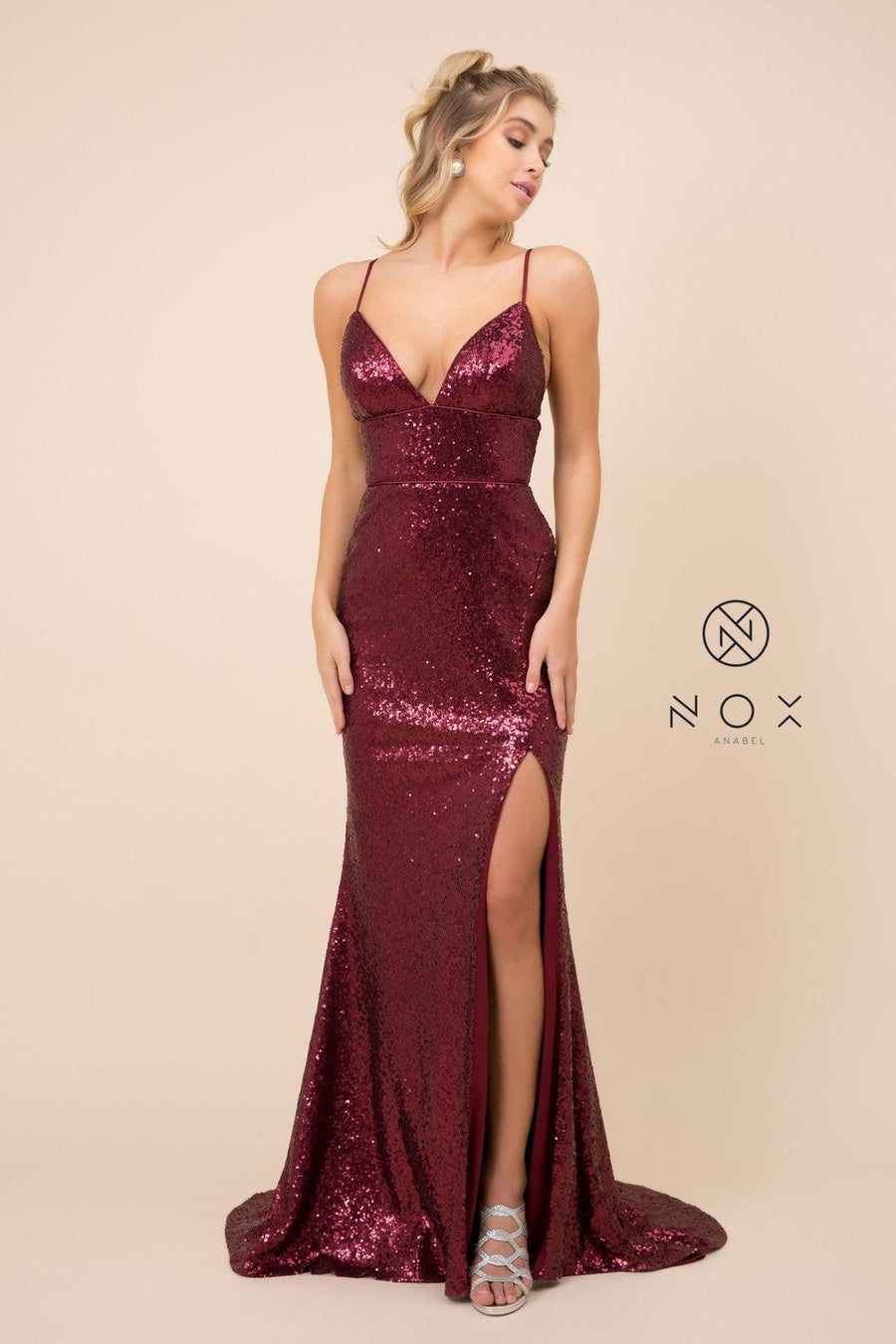 Long Sexy Prom Dress Evening Gown - The Dress Outlet Nox Anabel