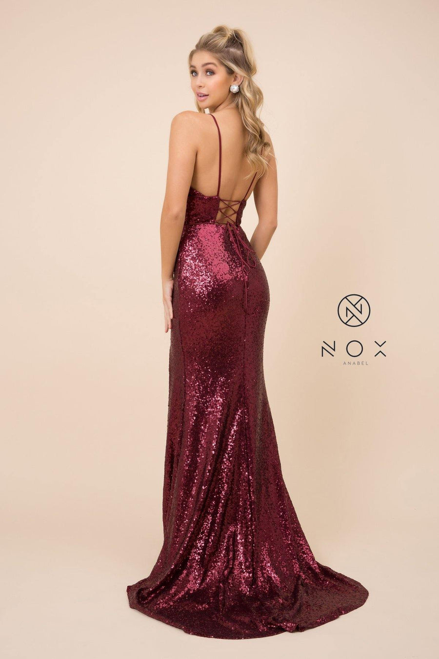 Long Sexy Prom Dress Evening Gown - The Dress Outlet Nox Anabel