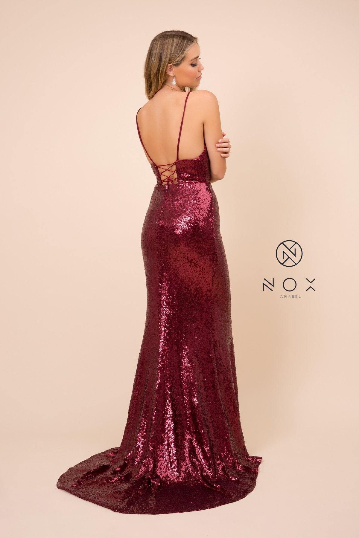 Long Sexy Prom Dress Evening Gown - The Dress Outlet Nox Anabel