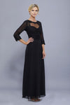 Long Sleeve Mother of the Bride Formal Dress - The Dress Outlet Nox Anabel