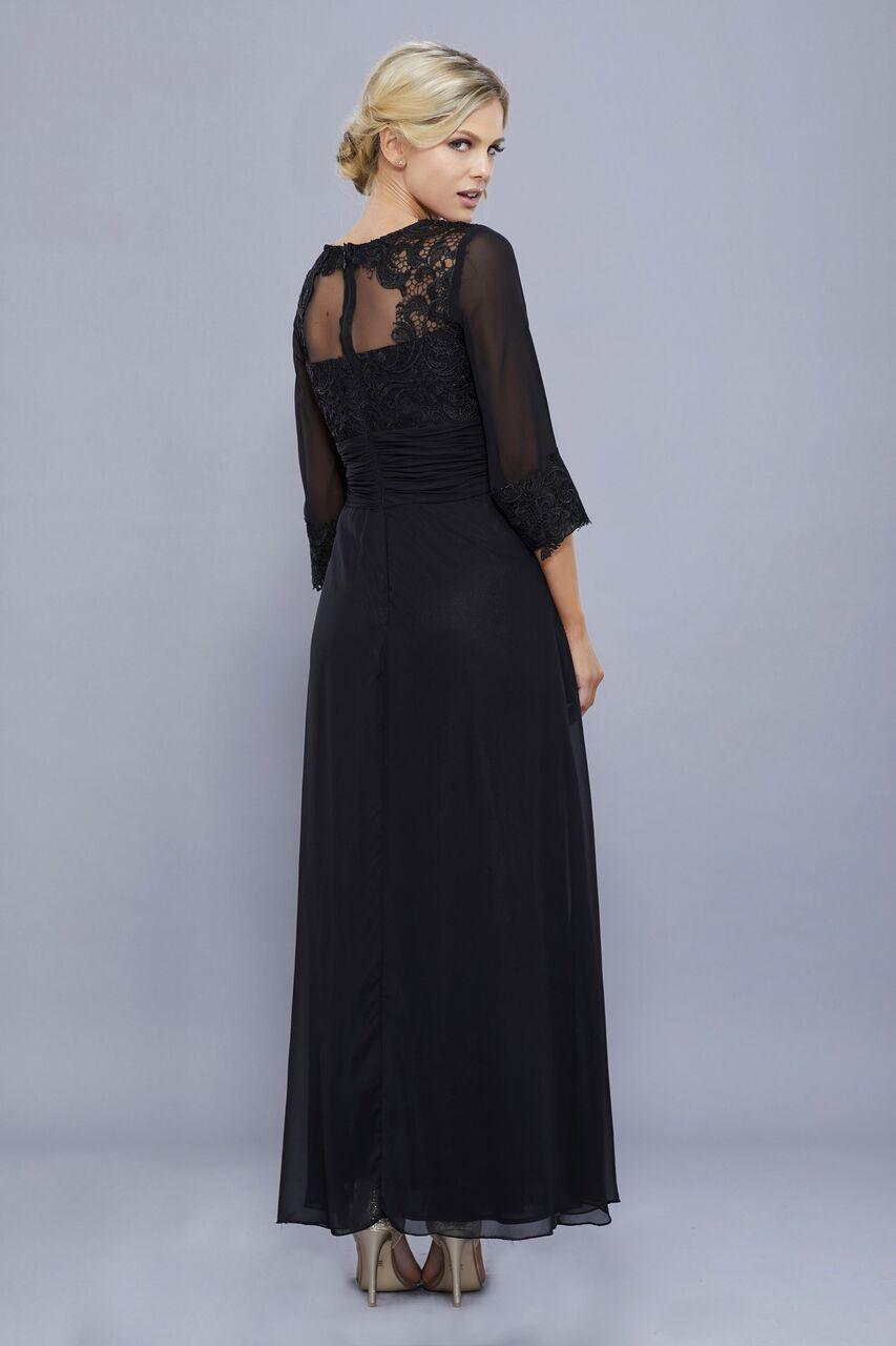 Long Sleeve Mother of the Bride Formal Dress - The Dress Outlet Nox Anabel