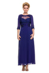 Long Sleeve Mother of the Bride Formal Dress - The Dress Outlet Nox Anabel