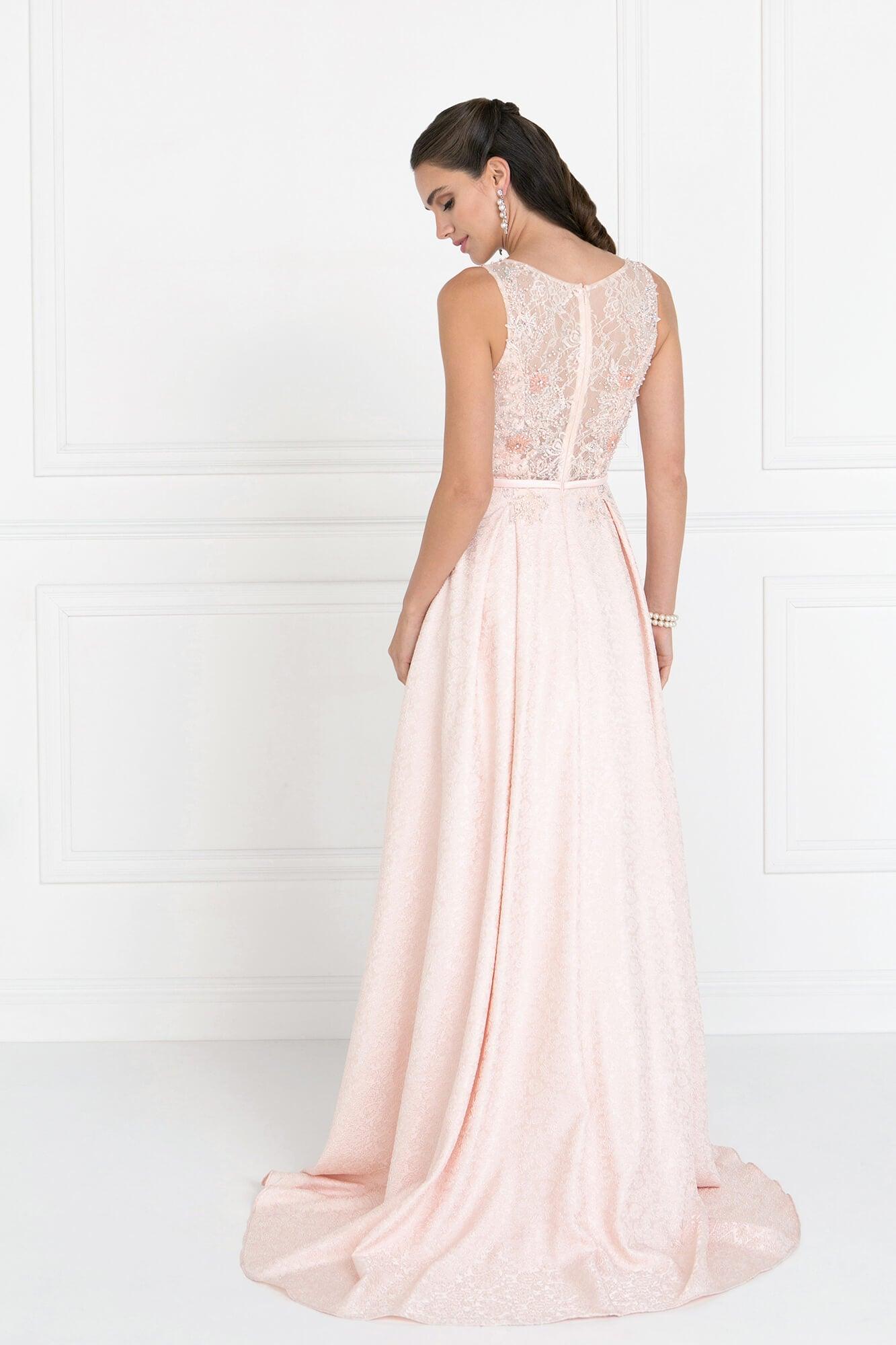 Long Sleeveless Formal Dress Evening Gown - The Dress Outlet Elizabeth K