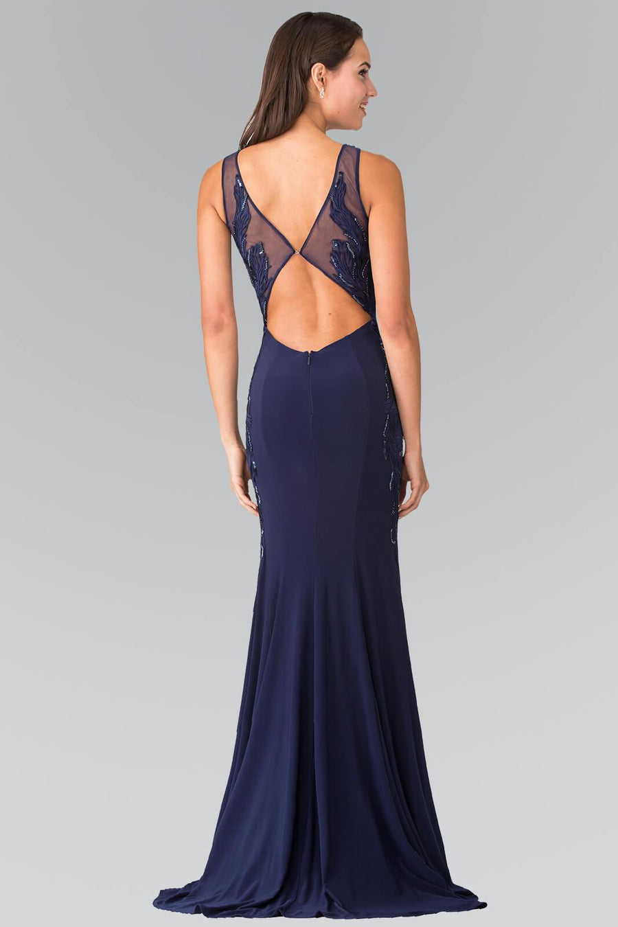 Long Sleeveless Formal Dress Evening Prom Gown - The Dress Outlet Elizabeth K