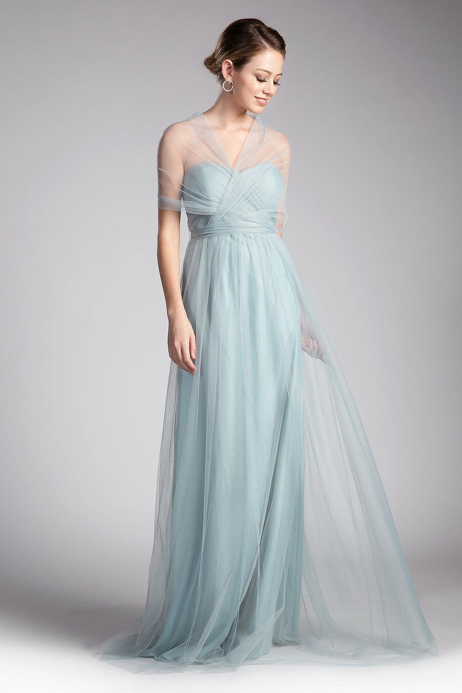 Robin Blue 14 Cinderella Divine ET322 Sleeveless Long Formal Dress Sale