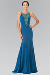 Long Sleeveless Formal Evening Prom Dress - The Dress Outlet Elizabeth K