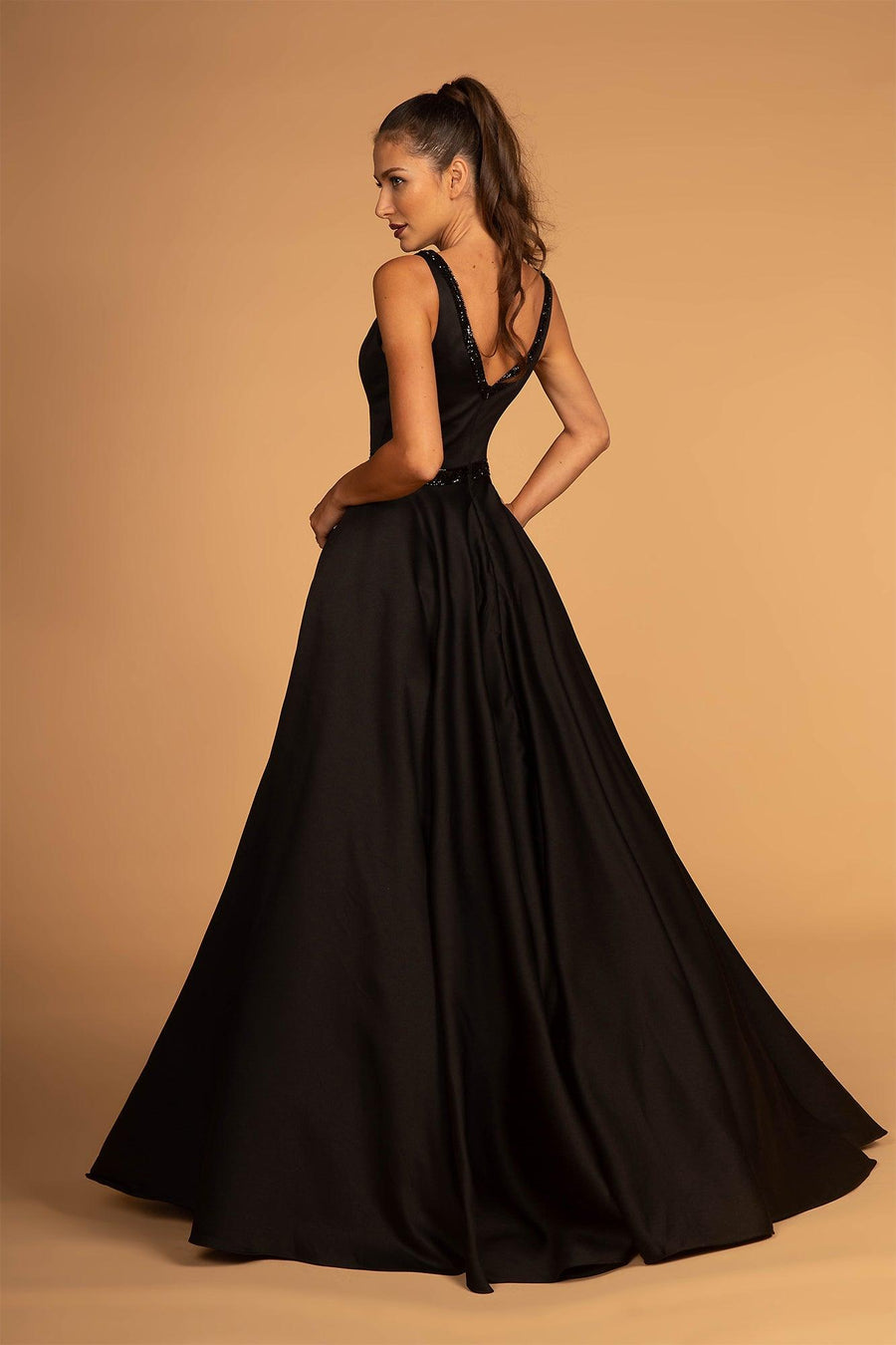 Long Sleeveless Prom Formal Ball Gown - The Dress Outlet Elizabeth K