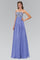 Long Strapless Chiffon Prom Formal Dress - The Dress Outlet Elizabeth K