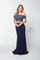 Long Two Piece Off The Shoulder Beaded Prom Dress - The Dress Outlet Nox Anabel