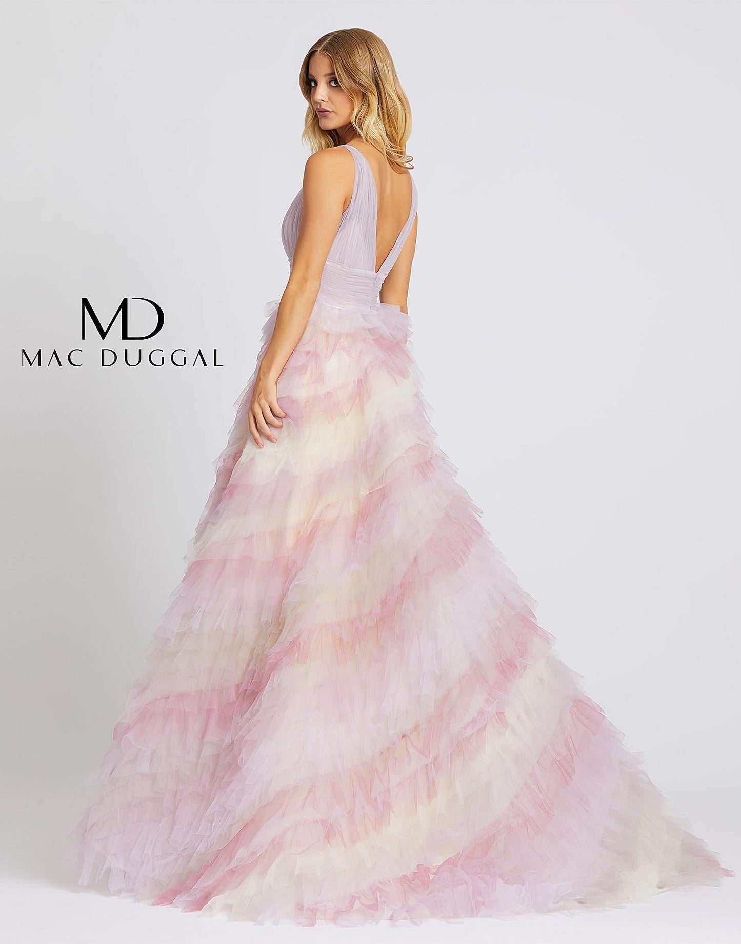 Mac Duggal Long Homecoming Prom Sleeveless Formal Dress - The Dress Outlet Mac Duggal