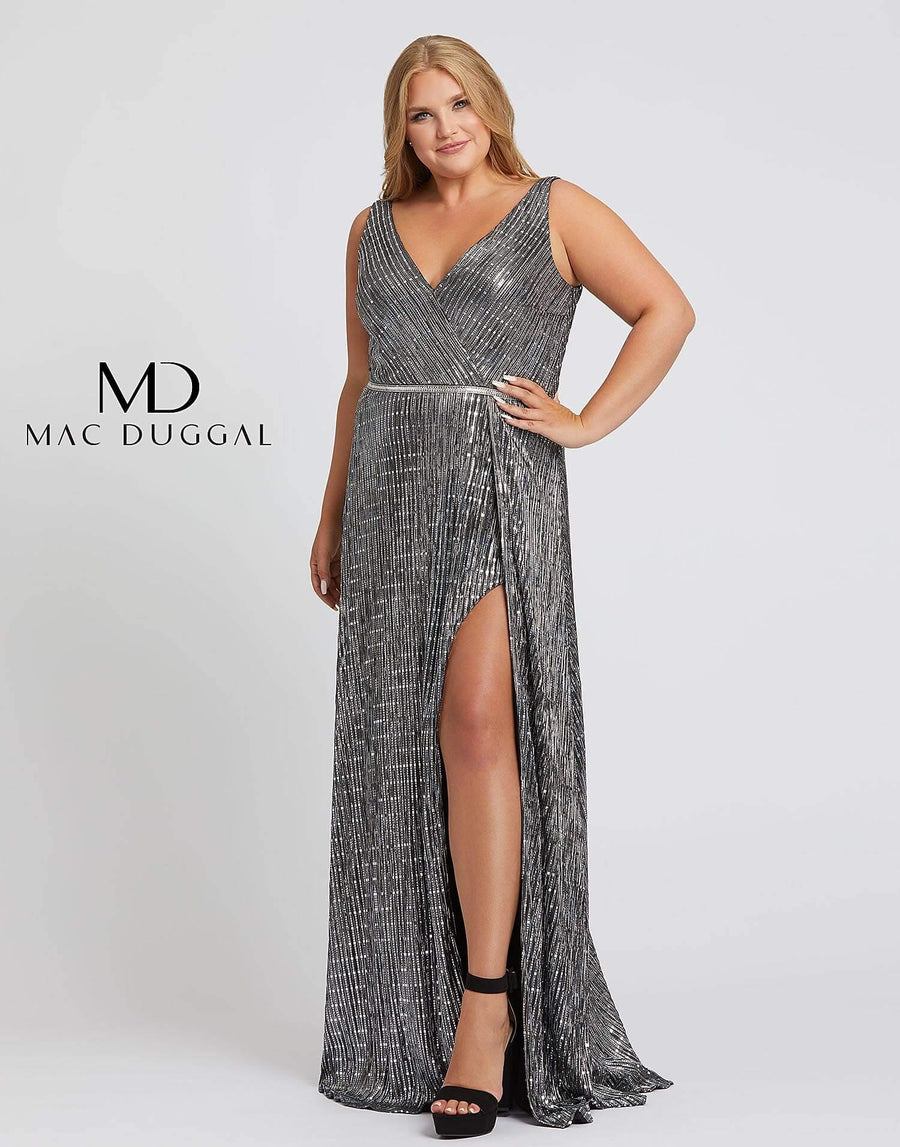 Mac Duggal Fabulouss Long Plus Size Prom Dress 48988F - The Dress Outlet Mac Duggal