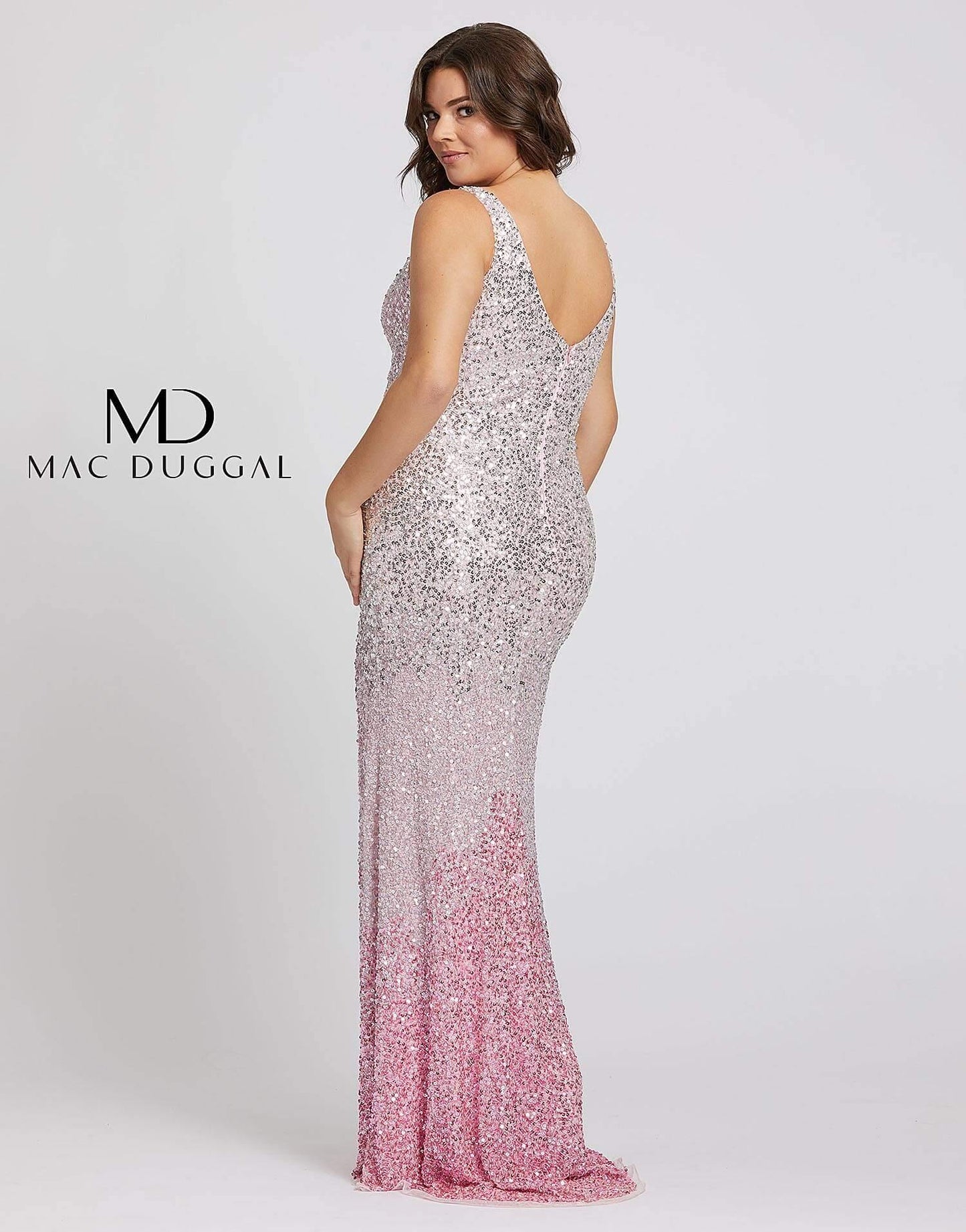 Mac Duggal Fabulouss Plus Size Prom Long 5152F Dress - The Dress Outlet Mac Duggal