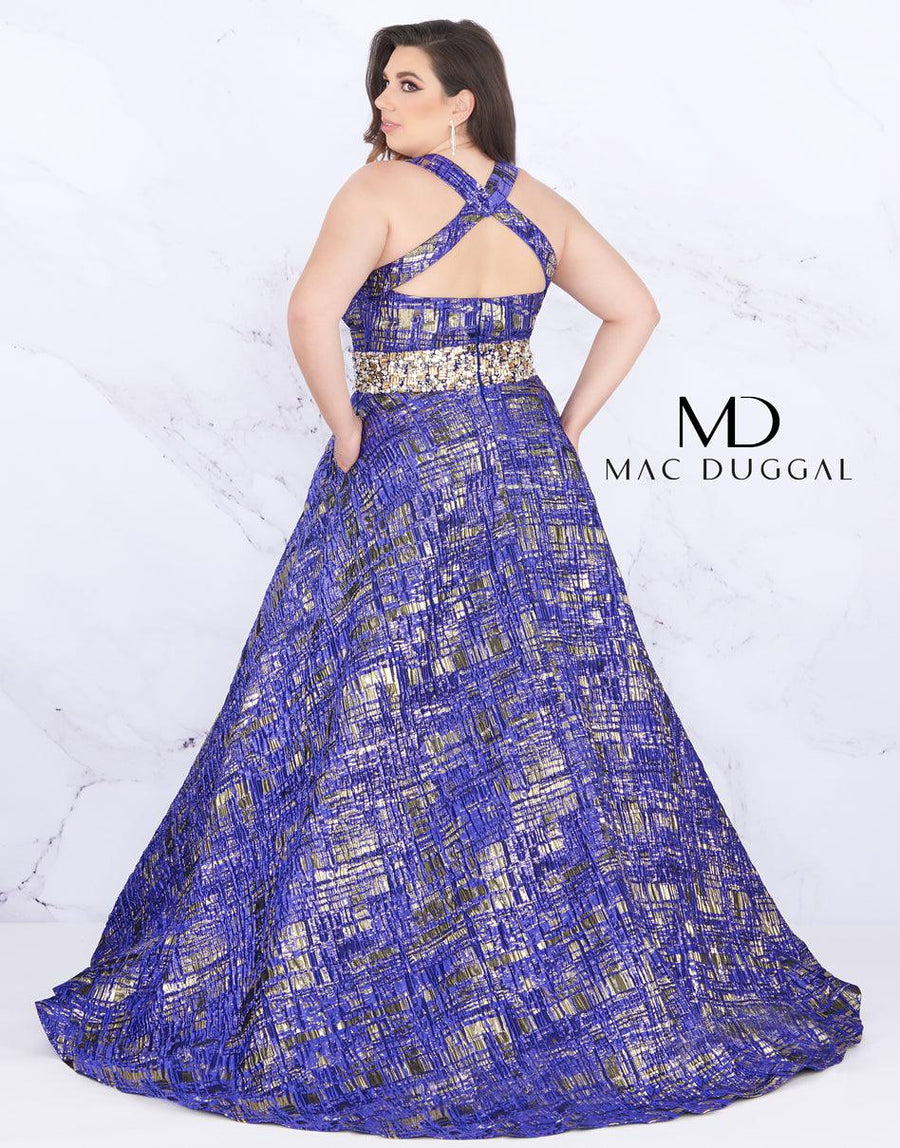 Mac Duggal Prom Long Dress Plus Size - The Dress Outlet Mac Duggal