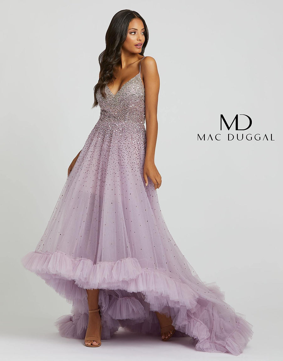 Mac Duggal Homecoming Prom High Low Evening Dress - The Dress Outlet Mac Duggal