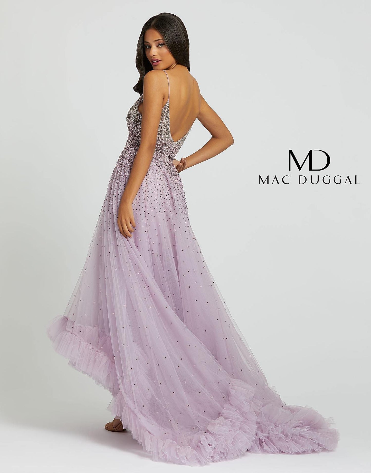 Mac Duggal Homecoming Prom High Low Evening Dress - The Dress Outlet Mac Duggal