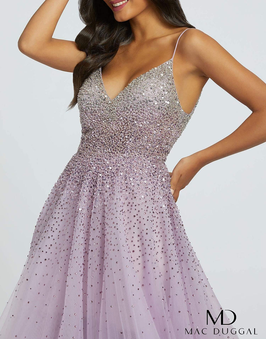 Mac Duggal Homecoming Prom High Low Evening Dress - The Dress Outlet Mac Duggal