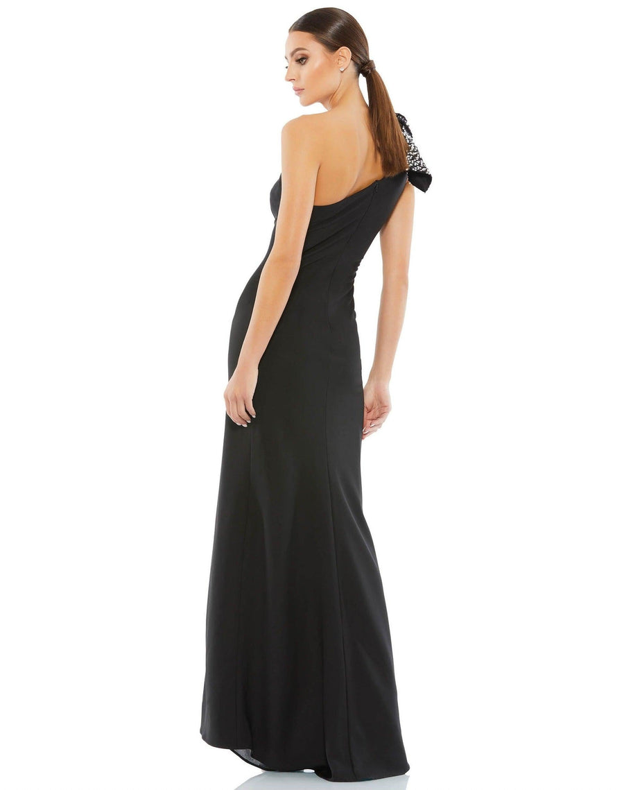 Mac Duggal Long One Shoulder Formal Prom Gown 55707 - The Dress Outlet