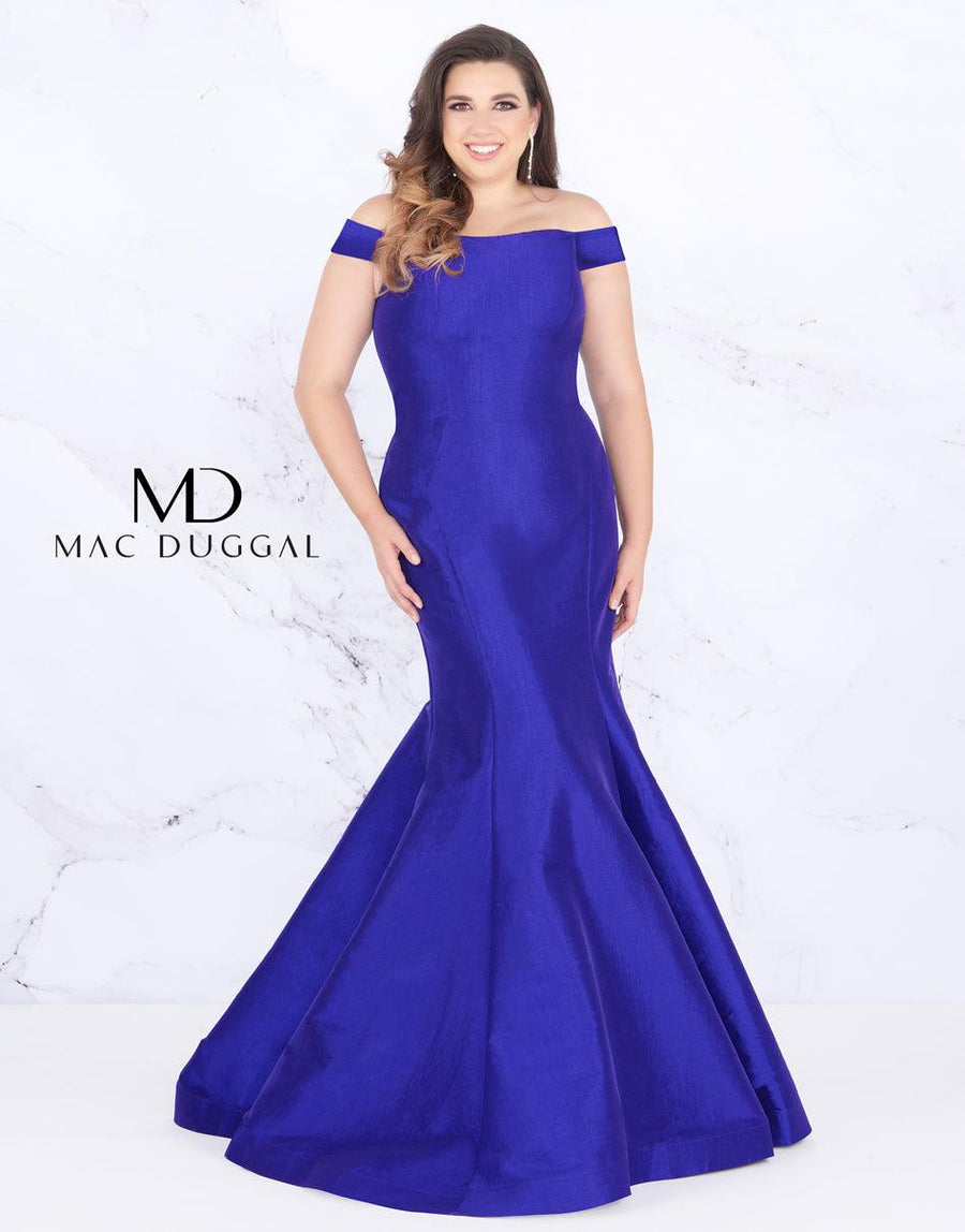 Mac Duggal Long Plus Size Prom Dress - The Dress Outlet Mac Duggal