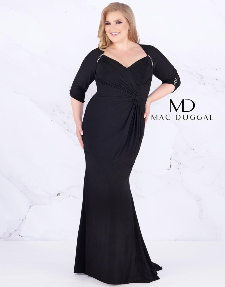 Mac Duggal Long Plus Size Prom Dress - The Dress Outlet Mac Duggal