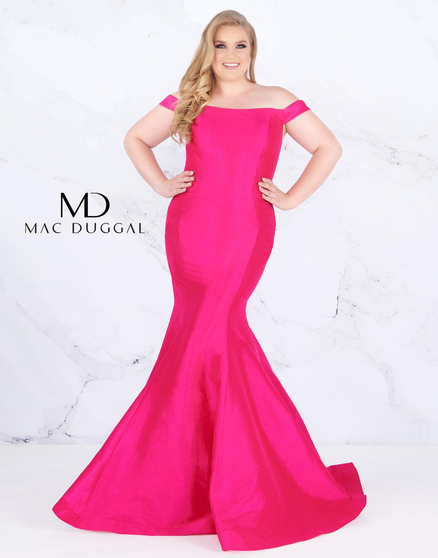 Mac Duggal Long Plus Size Prom Dress - The Dress Outlet Mac Duggal