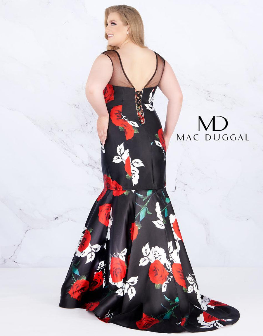 Mac Duggal Long Prom Dress Plus Size - The Dress Outlet Mac Duggal