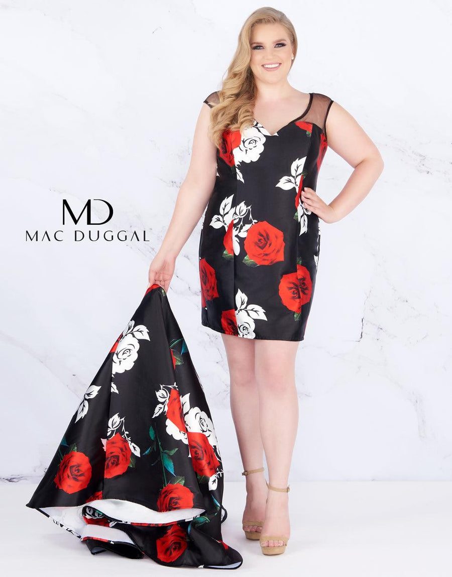 Mac Duggal Long Prom Dress Plus Size - The Dress Outlet Mac Duggal