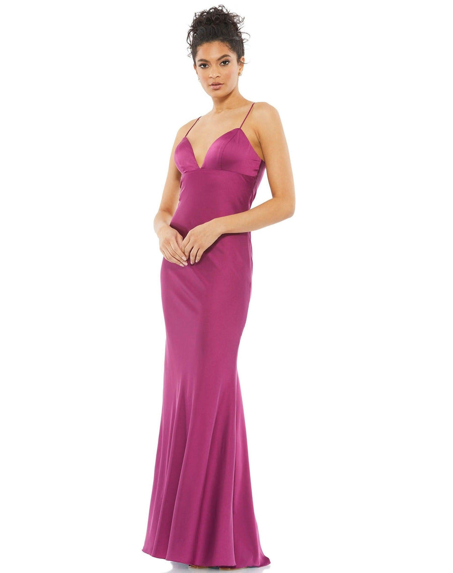 Mac Duggal Long Spaghetti Strap Formal Dress 26579 - The Dress Outlet