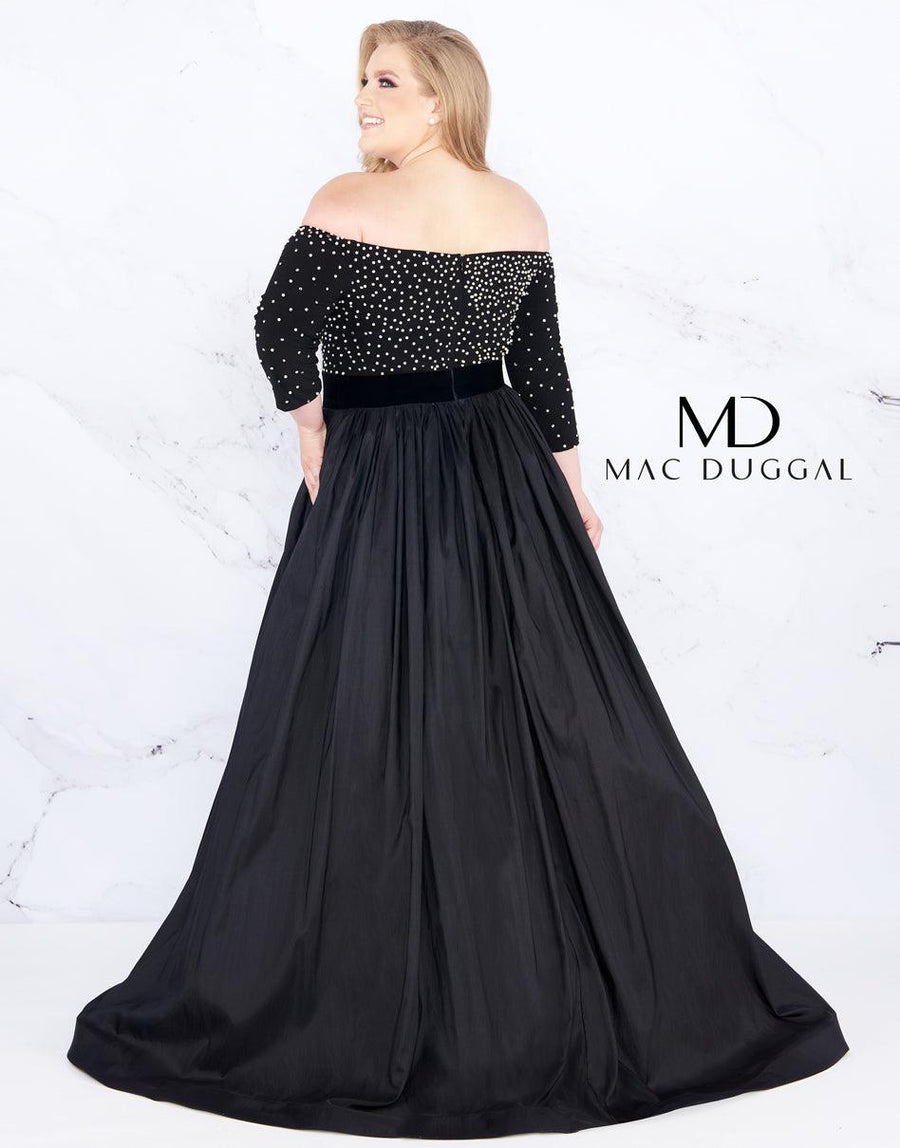 Mac Duggal Prom Plus Size Dress Long - The Dress Outlet Mac Duggal